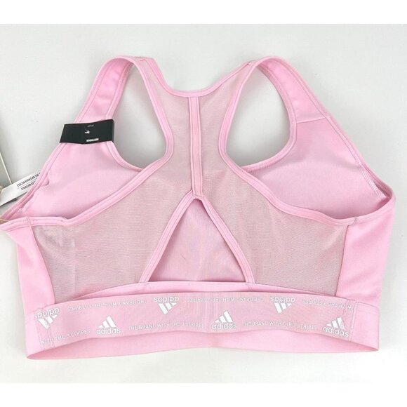 Adidas Powerreact Training Medium-Support Padded Sports Bra XS A-C - Picture 3 of 4